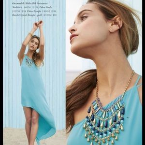 Stella & Dot Malta Bib Necklace - Like New!